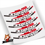 Mountain Bicycle Wheels MTB Rim Decal Stickers for DT SWISS 1600 Spline Bicycle Wheel Sticker